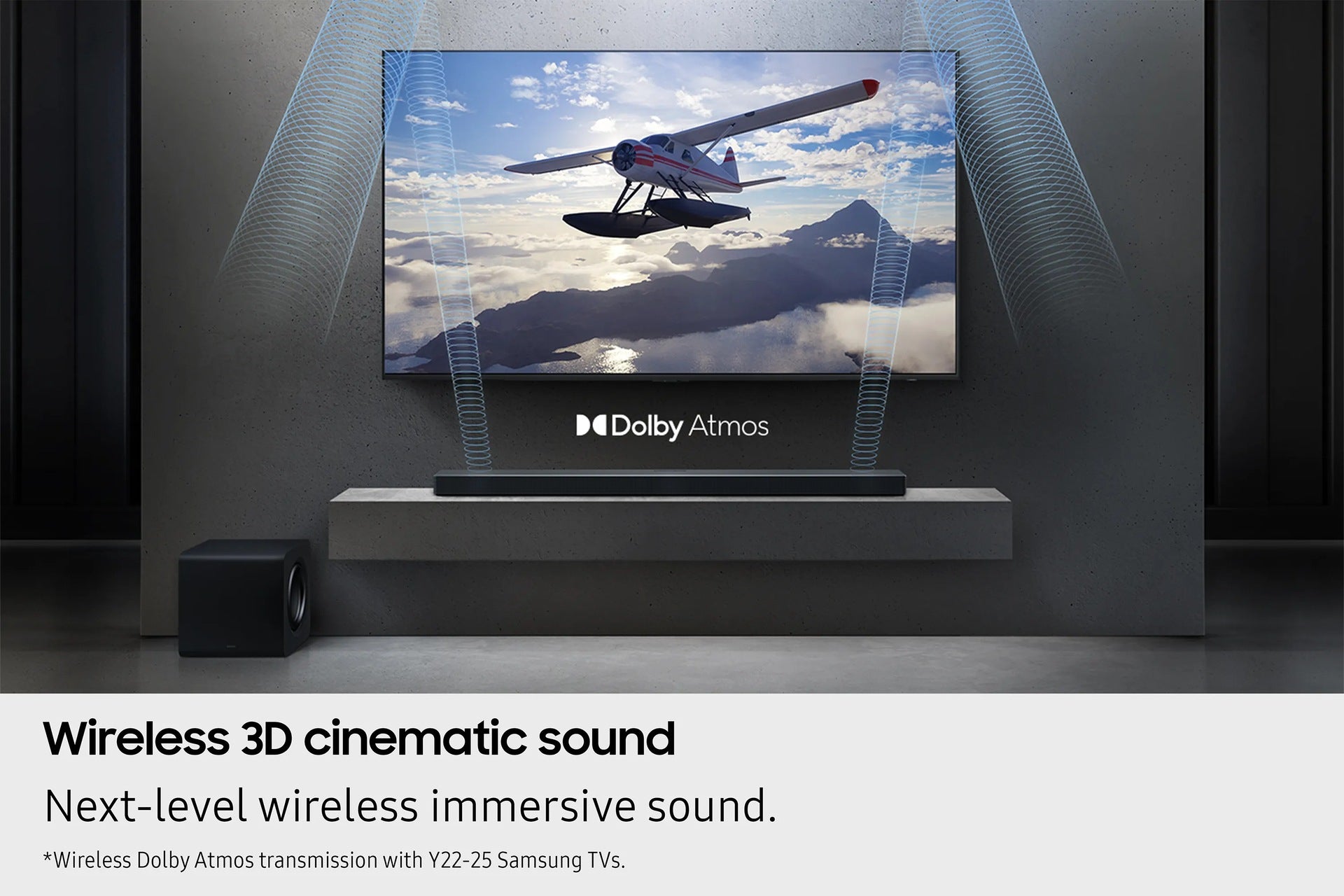 Samsung Q-series QS750F 5.1.2ch Soundbar with Subwoofer & Rear Speakers (2025) (HW-QS750F/EN)