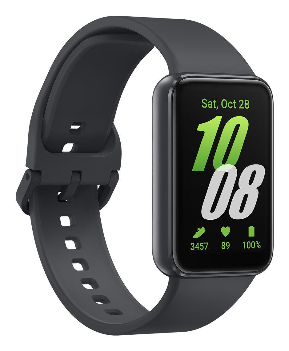 Samsung Galaxy Fit3 4.06 cm (1.6") AMOLED 40 mm Digital 256 x 402 pixels Touchscreen Grey (SM-R390NZAAEUE)