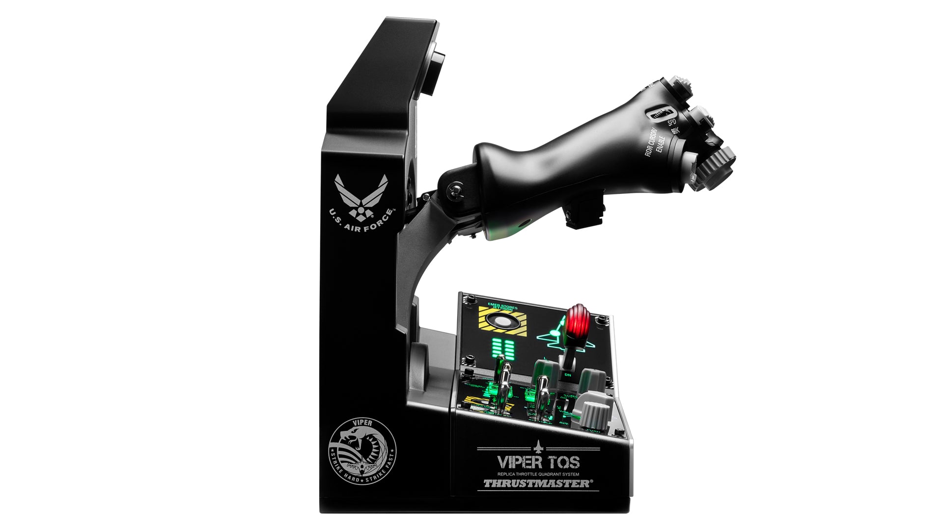 Thrustmaster Viper TQS Mission Pack Black USB Flight Sim Analogue / Digital PC (4060254)