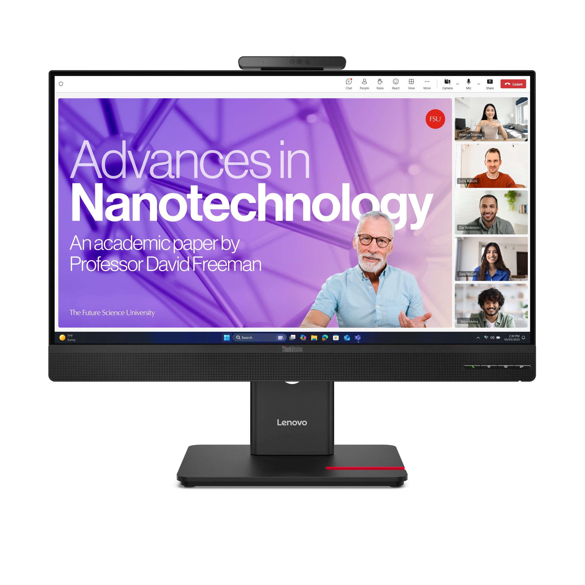 Lenovo ThinkVision T27QD-4v Monitor (64B8UAT1EU)