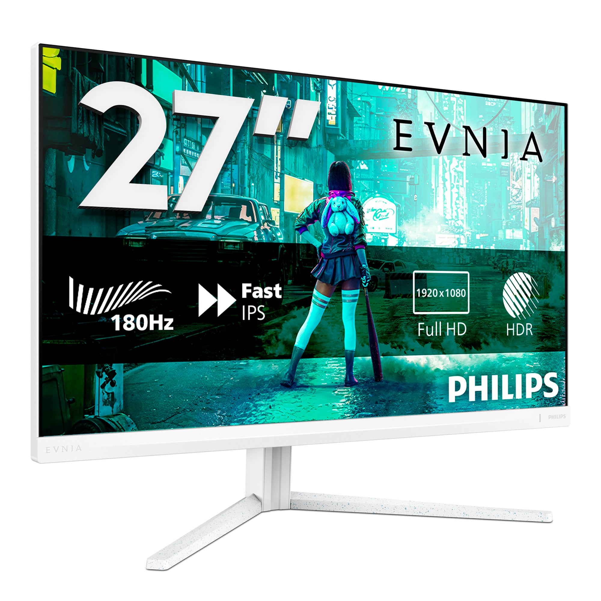 Philips Evnia 27M2N3201A/00 computer monitor 68.6 cm (27") 1920 x 1080 pixels Full HD LCD White