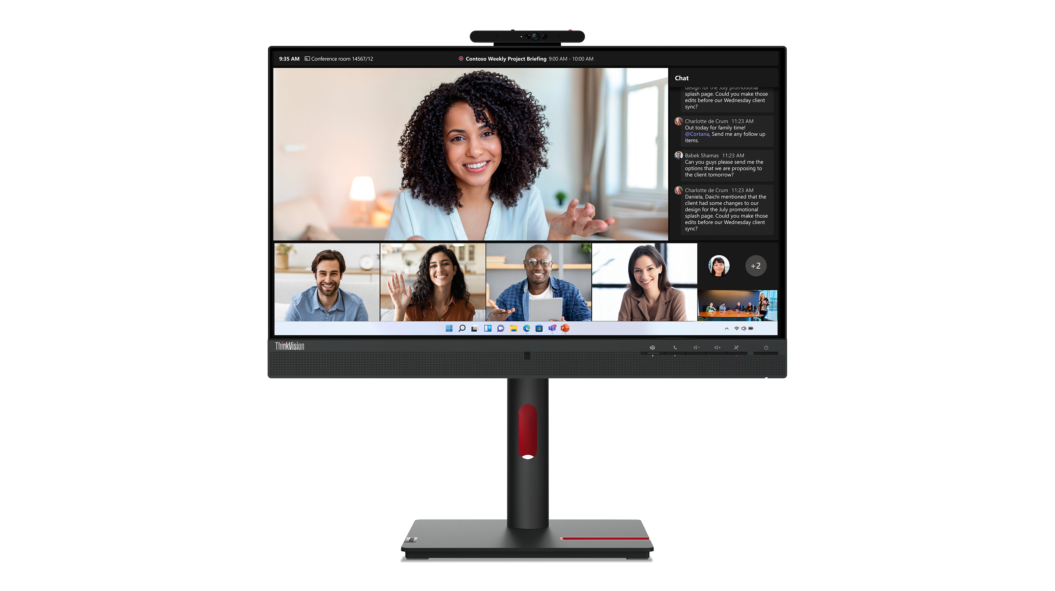 Lenovo ThinkVision T24mv-30 Monitor (63D7UAT3EU)