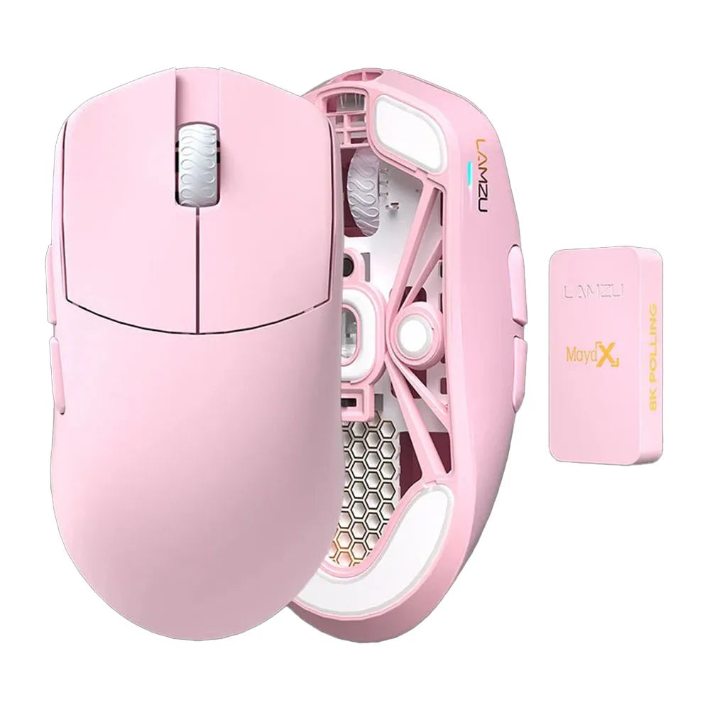 Lamzu Maya X Gaming Miš Light Pink