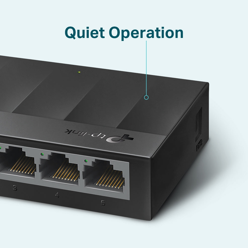 TP-Link 5-Port 10/100/1000Mbps Desktop Network Switch (LS1005G)