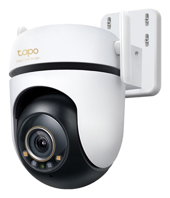 TP-Link Outdoor Pan/Tilt Security Wi-Fi Camera SPEC: 3K 5MP (2880x1620), 2.4 GHz, 2 × External Antennas, 1 × Ethernet Port, Horizontal 360º