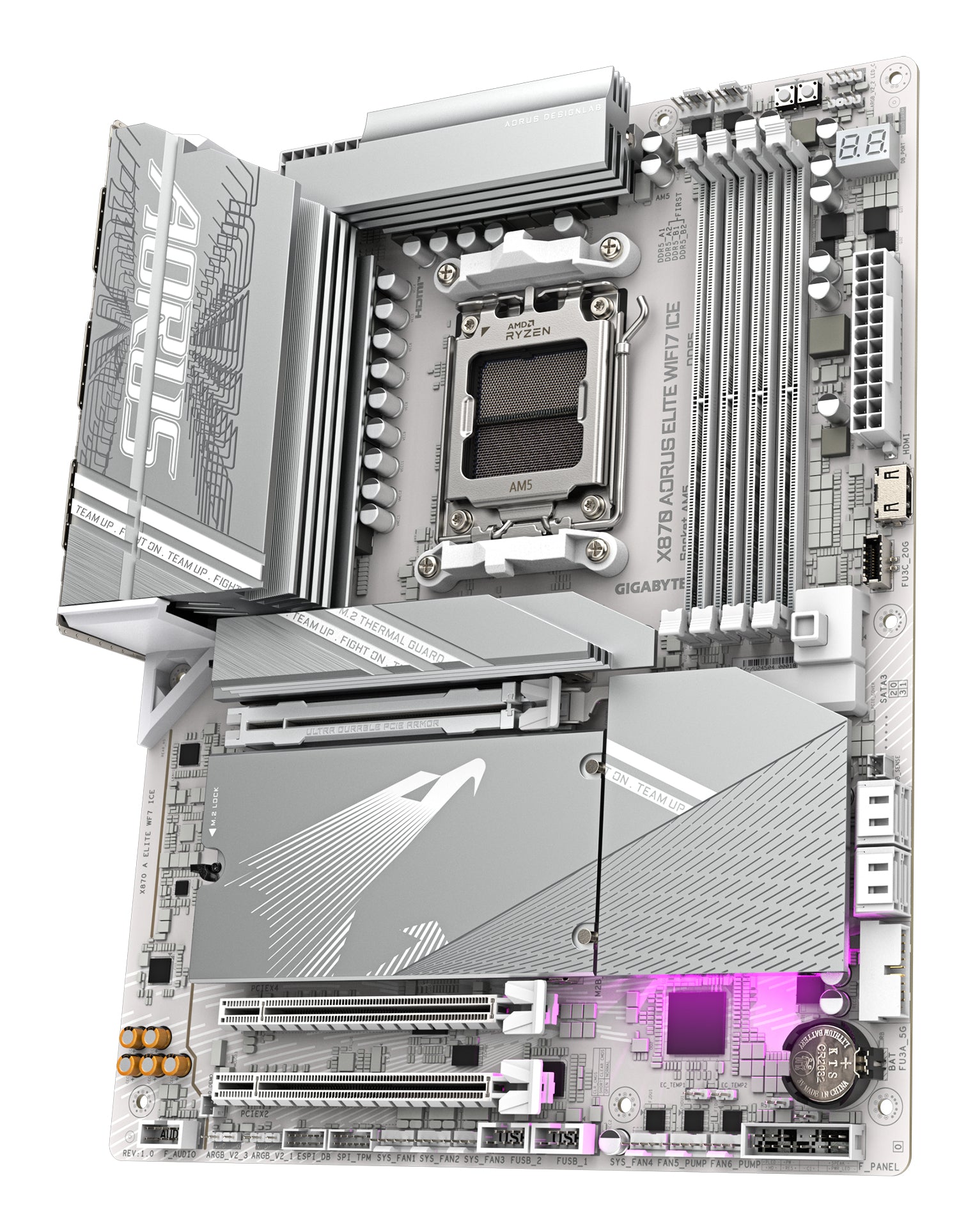 GIGABYTE X870 AORUS ELITE WIFI7 ICE Motherboard (X870 A ELITE WF7 ICE)