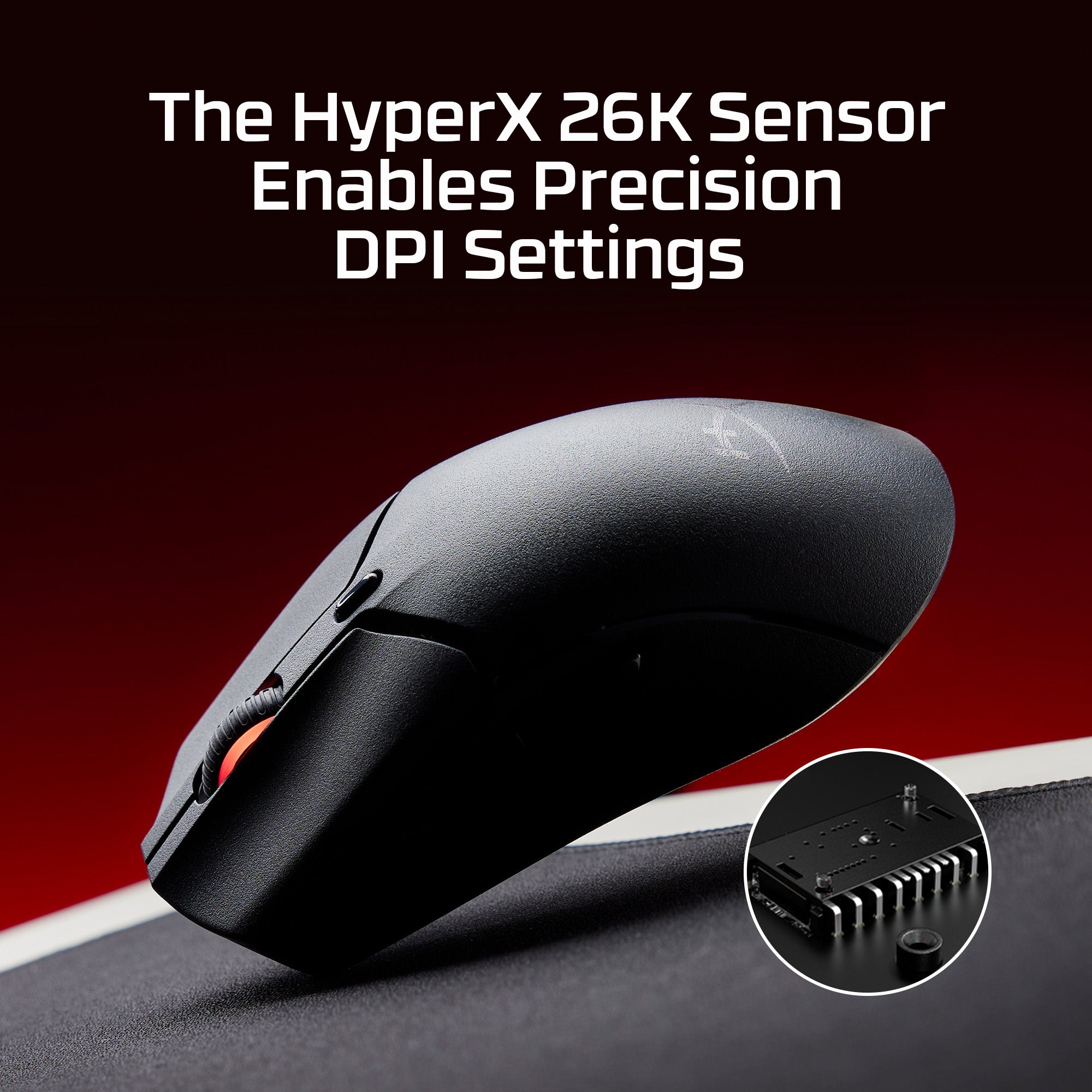 HyperX Pulsefire Haste 2 Mini - Wireless Gaming Mouse (Black) (7D388AA)
