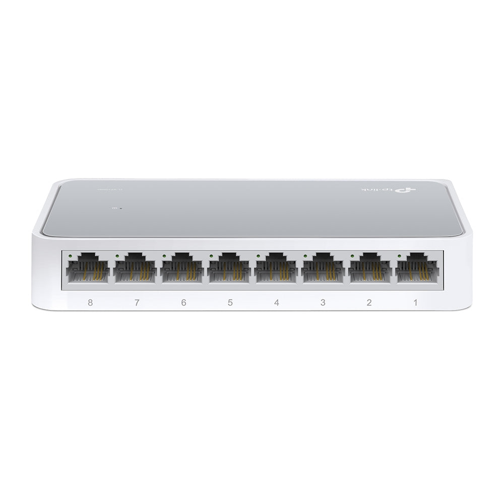 TP-Link TL-SF1008D Unmanaged Fast Ethernet (10/100) White (TL-SF1008D V11)