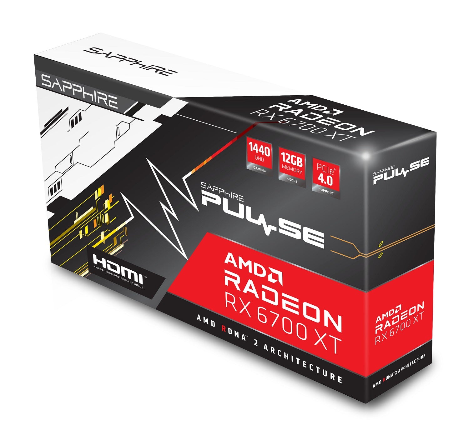 Sapphire VGA 12GB RX6700XT PULSE HDMI/3xDP SAPPHIRE PULSE AMD RADEON RX 6700 XT GAMING 12GB