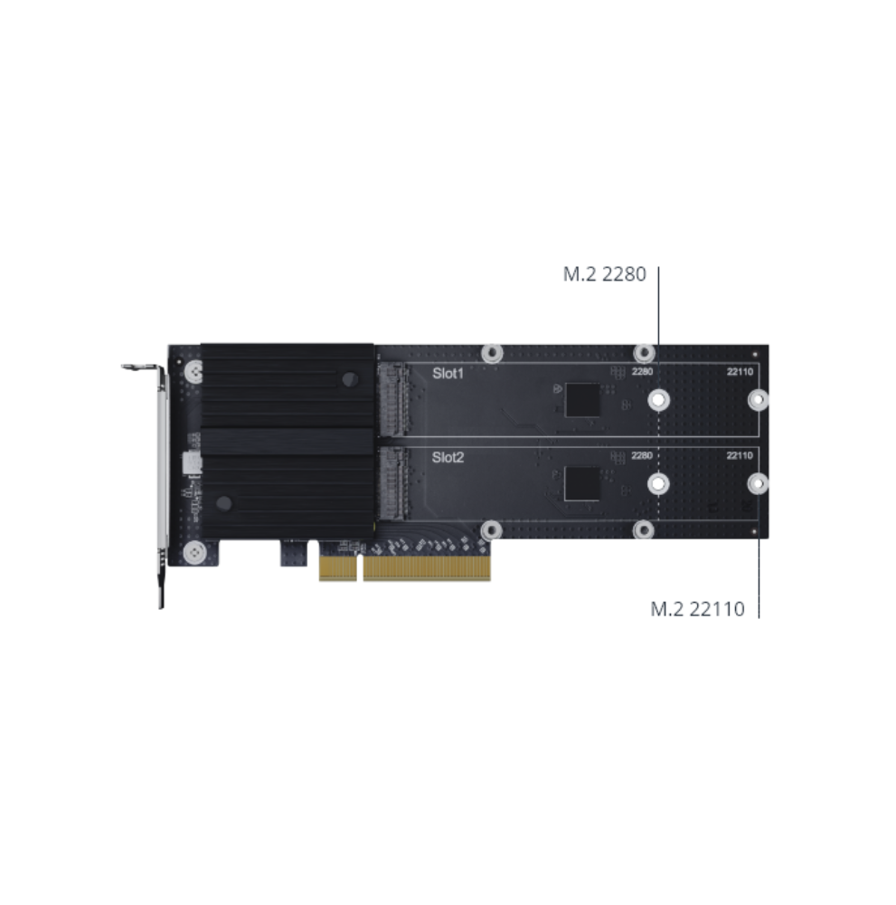 M2d20 Synology NAS Dual M.2 SSD-Adapter M2D20
