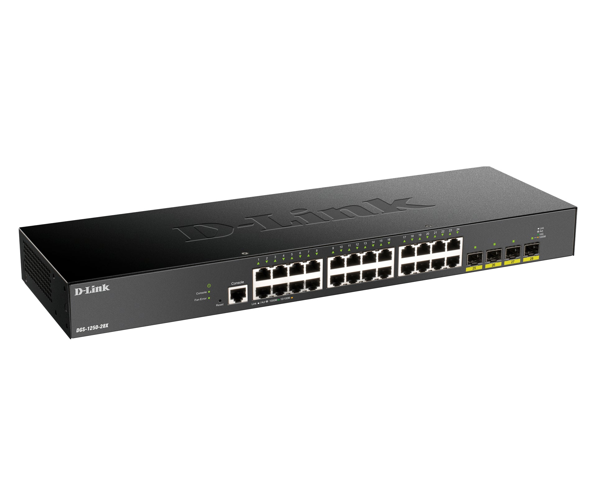 D-Link 24-port Gigabit Smart Managed Switch with 4x 10G SFP+ (DGS-1250-28X/E)