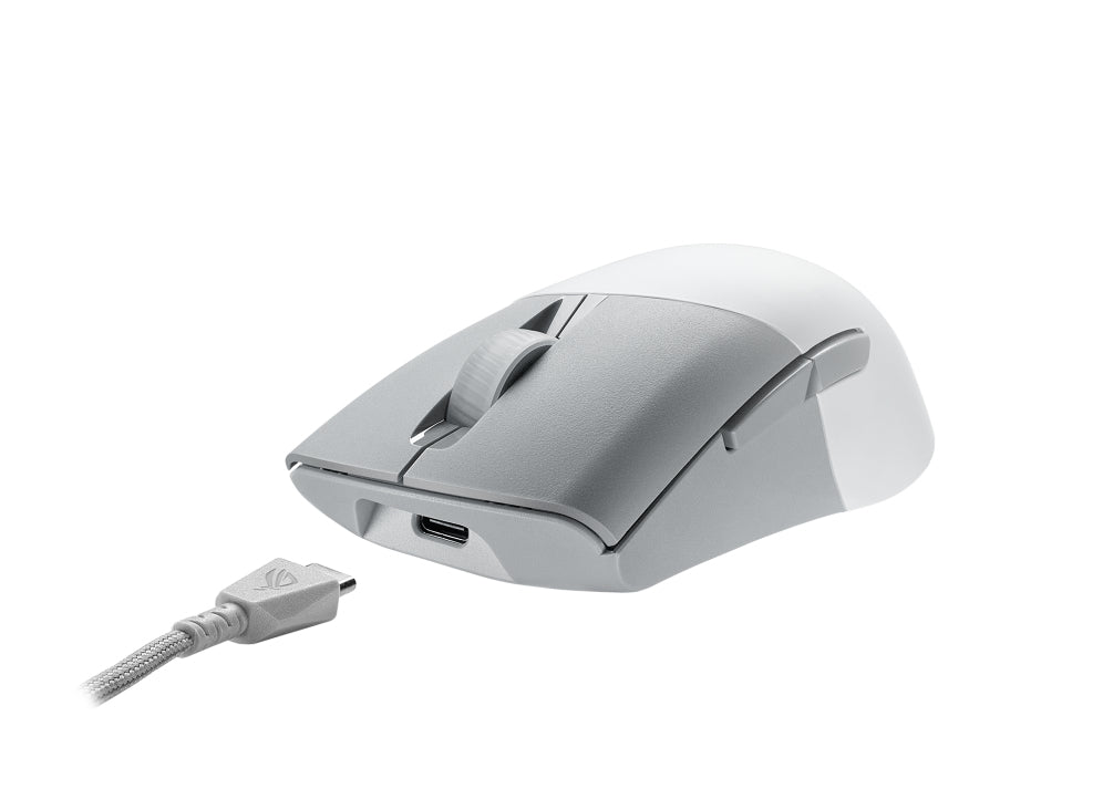 ASUS ROG Keris Wireless AimPoint mouse Gaming Right-hand RF Wireless + Bluetooth + USB Type-C Optical 36000 DPI