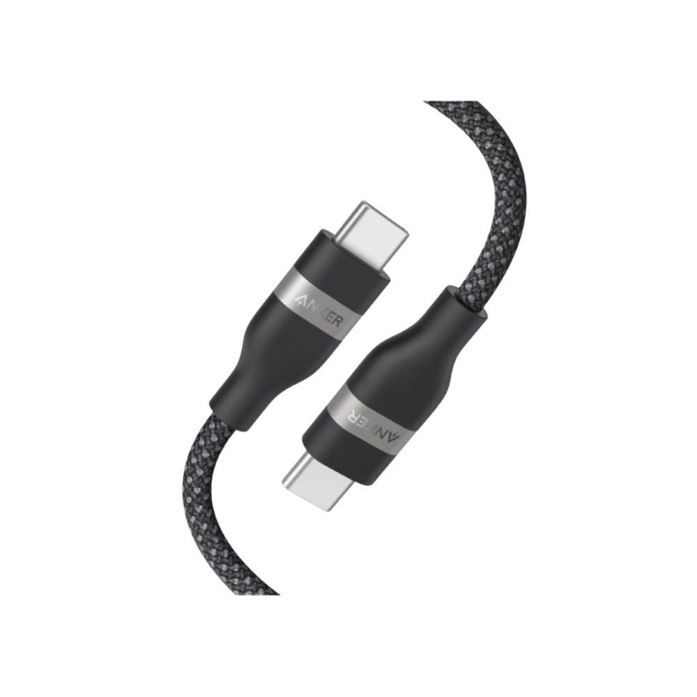 ANKER USB tip-C kabl M/M 1.8m, za Super brzo punjenje 240W/480Mbps, pleteni, crni
