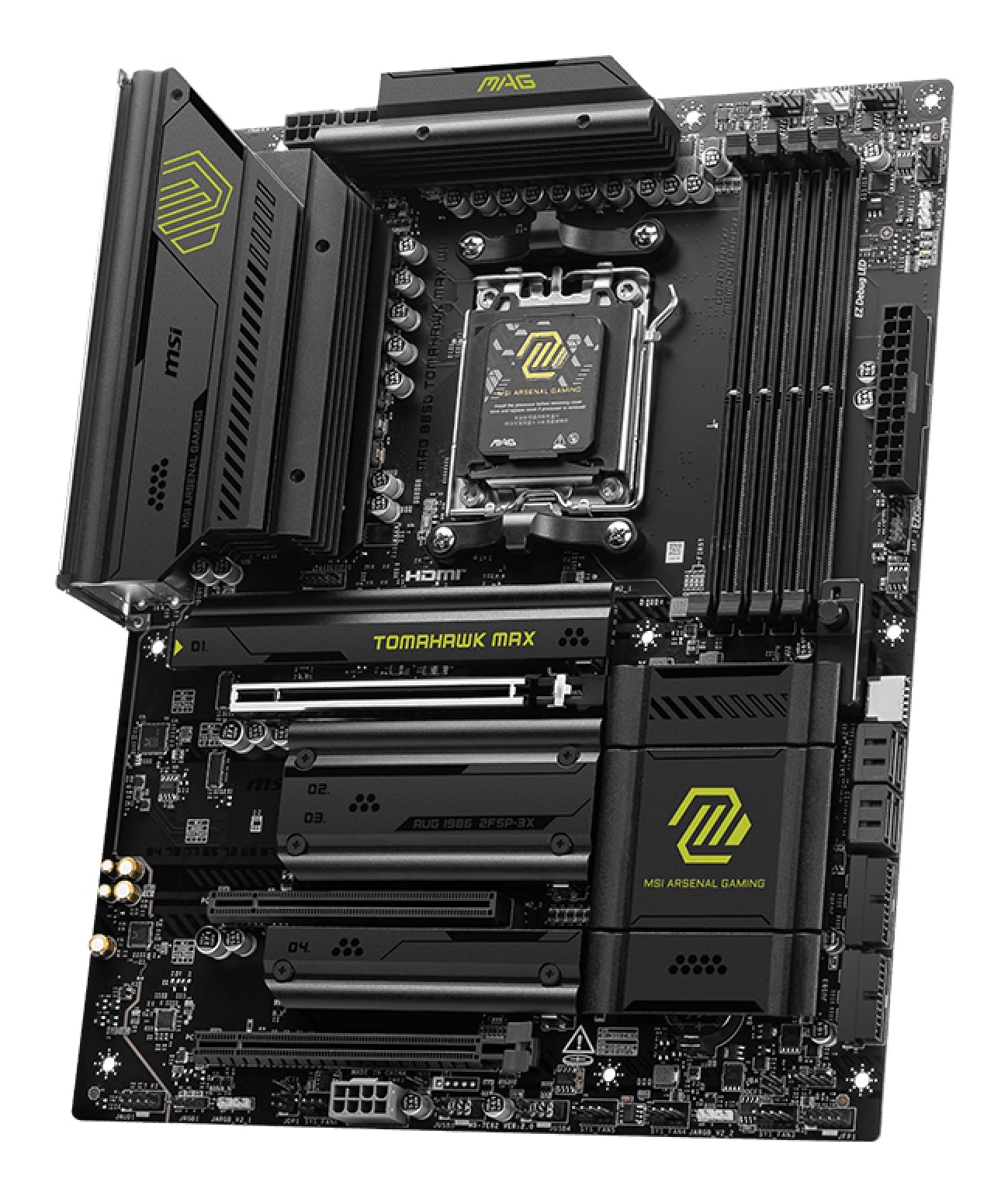 MSI MAG B850 TOMAHAWK MAX WIFI motherboard AMD B850 Socket AM5 ATX (7E62-002R)