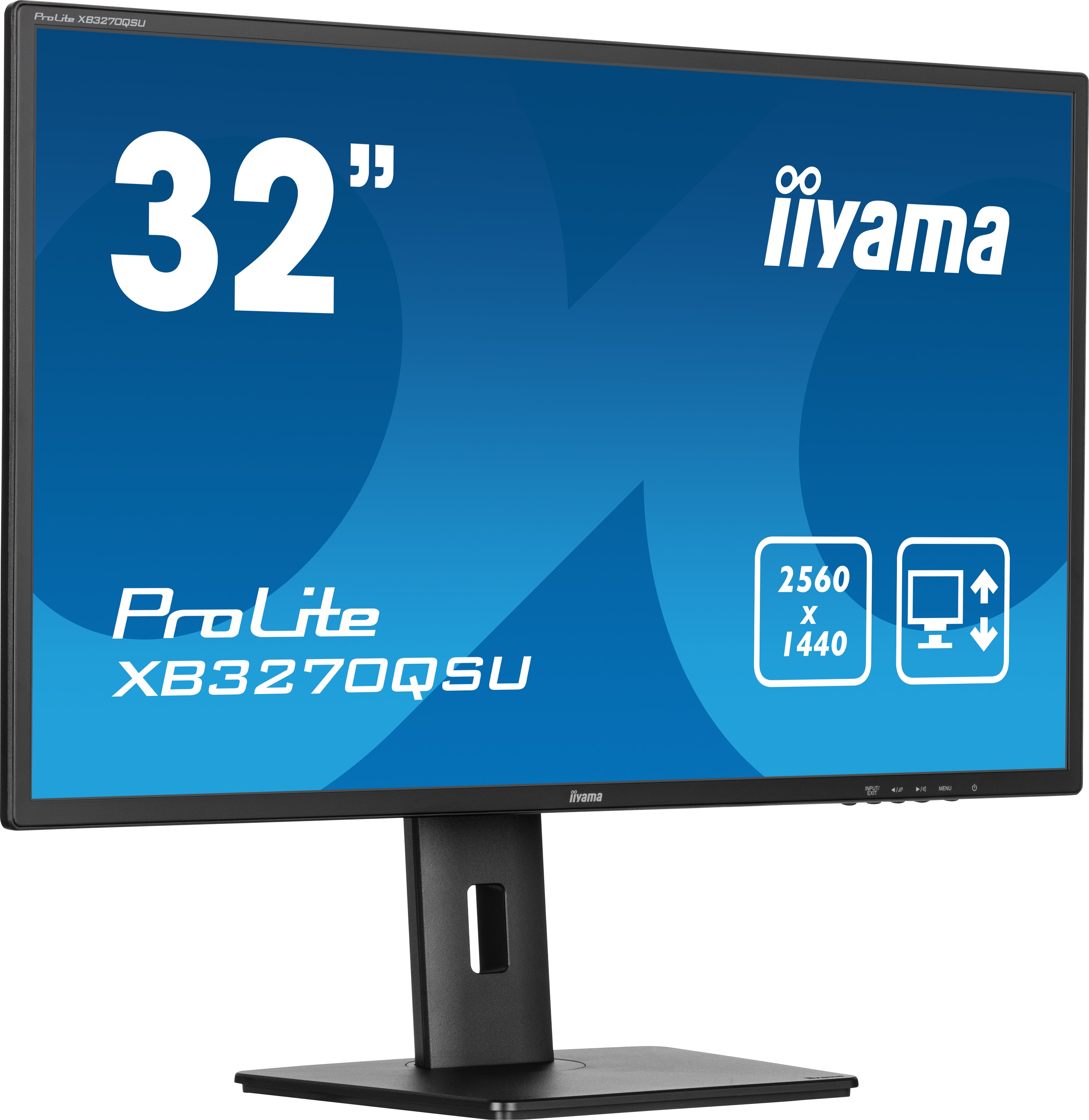 iiyama ProLite XB3270QSU-B1 computer monitor 80 cm (31.5") 2560 x 1440 pixels Quad HD LED Black
