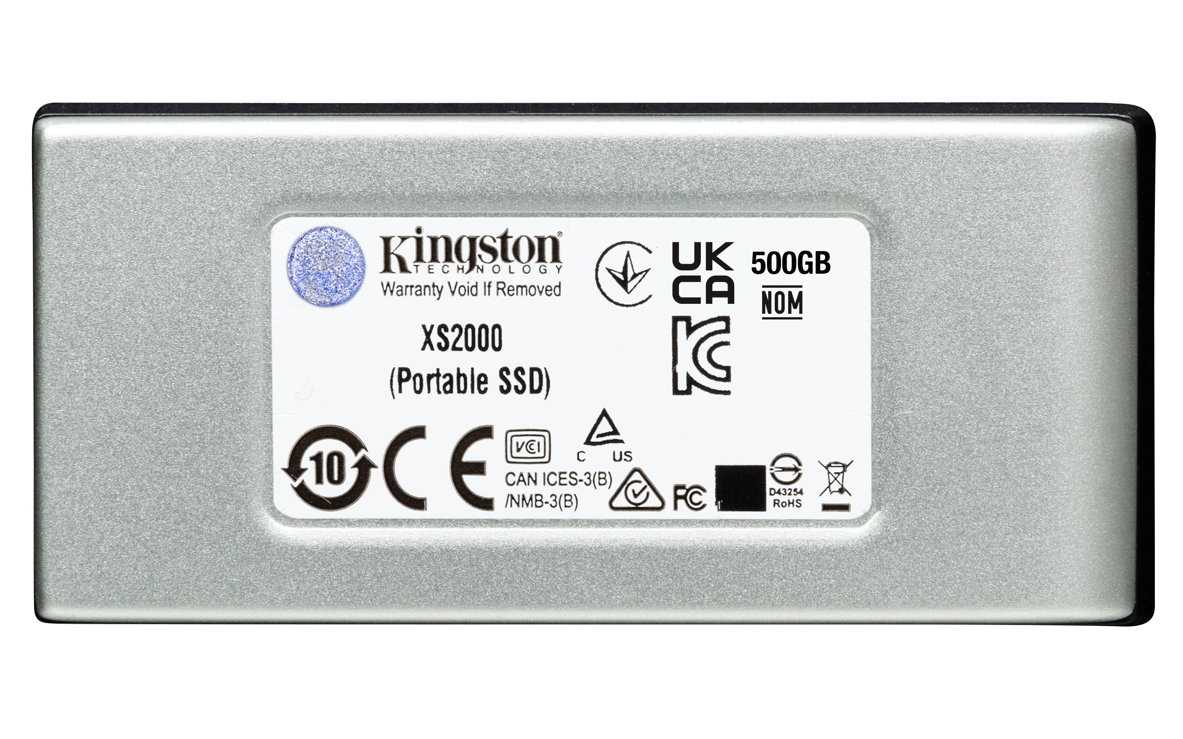 Kingston Technology 500G PORTABLE SSD XS2000 (SXS2000/500G)