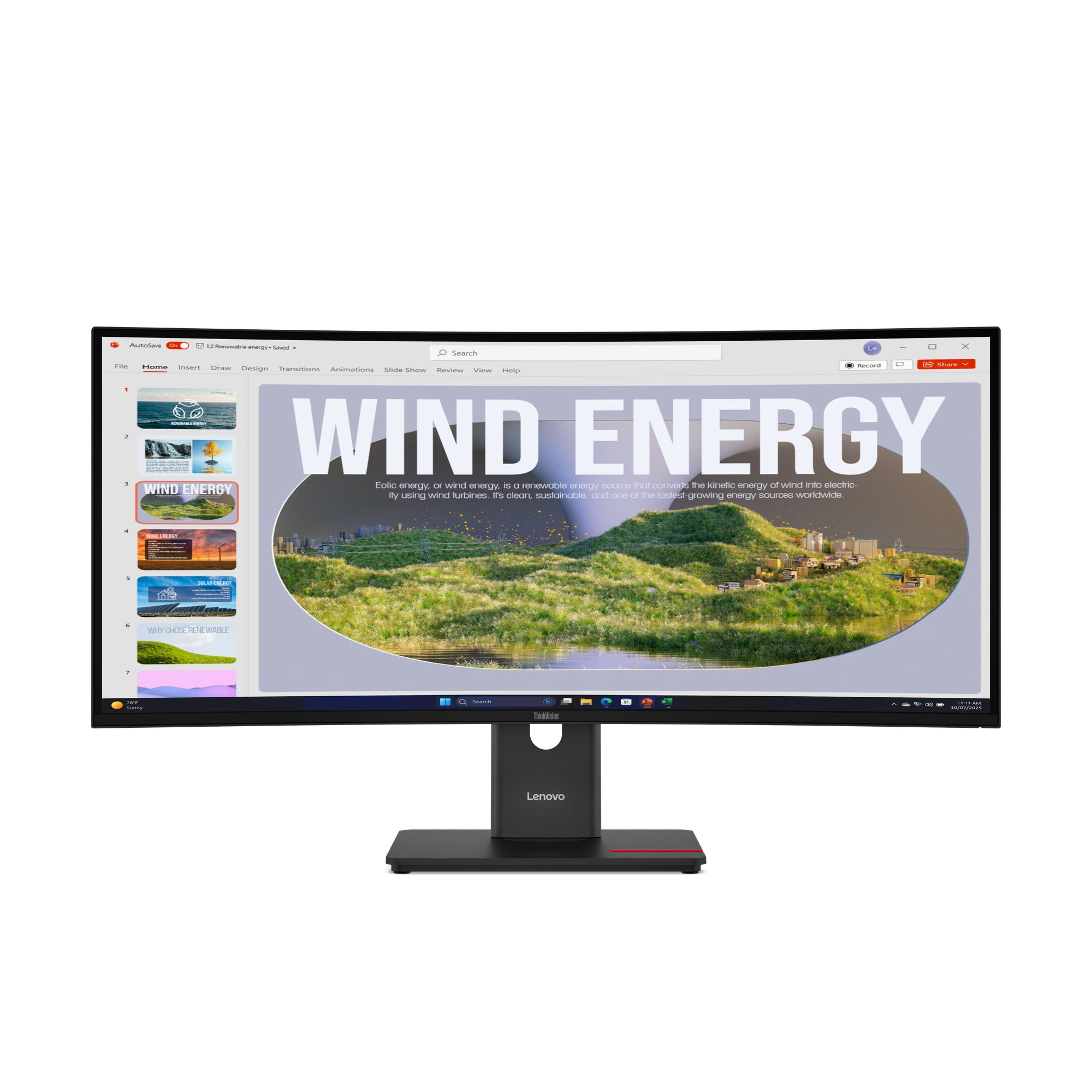Lenovo ThinkVision T34WD-40 Monitor (64AEGAT1EU)