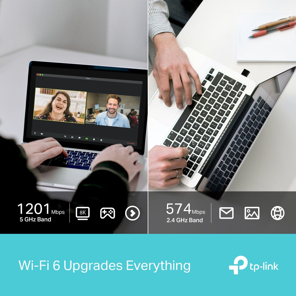 TP-Link Archer AX1800 Nano Wi-Fi 6 Wireless USB Adapter (ARCHER TX20U NANO)