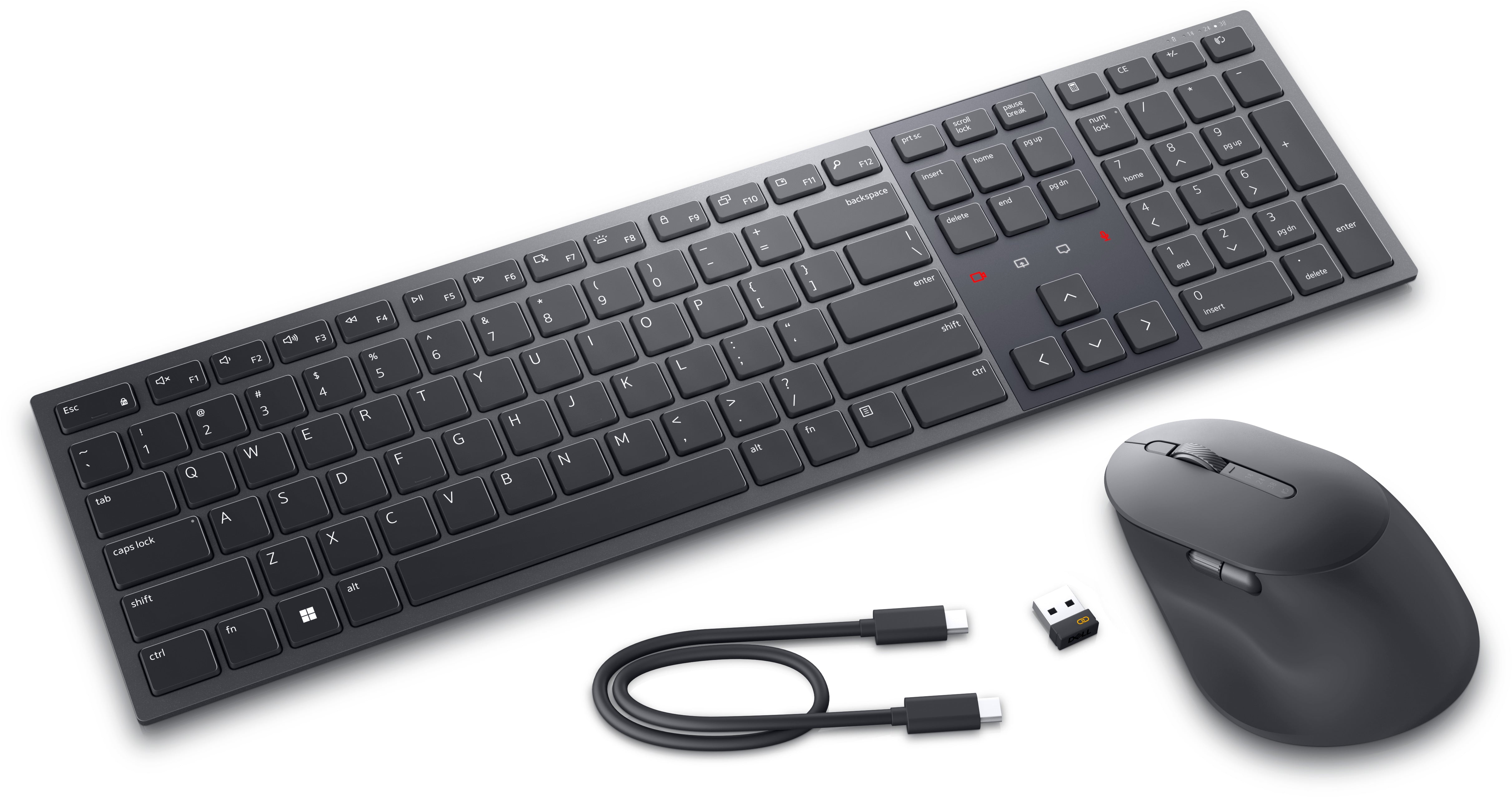 DELL Pro Premium Collaboration Keyboard and Mouse - KM900 - German (QWERTZ) (KM900-GR-GER)