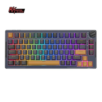 Royal Kludge RK H81 Tri-Mod RGB Hot-Swap Bežična Mehanička Tastatura Star Night, Sky Cyan Prekidač