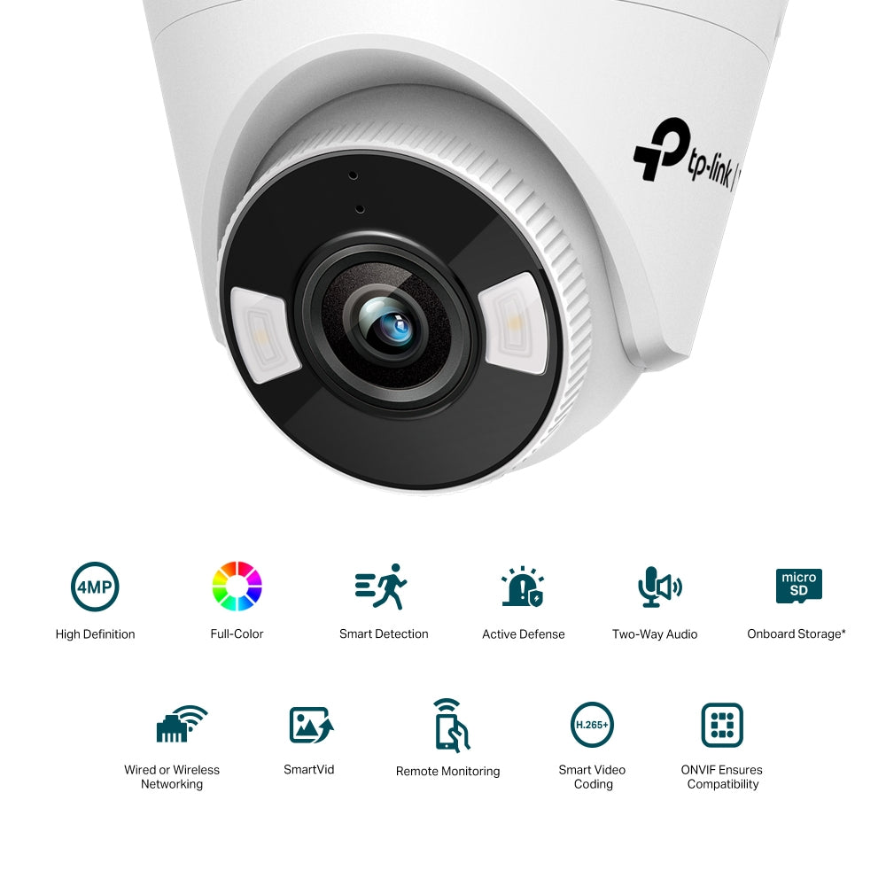 TP-Link VIGI C440(2.8mm) Turret IP security camera Indoor & outdoor 2560 x 1440 pixels Ceiling (C440-2.8)
