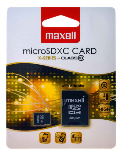 Maxell micro sdhc 32gb x-series+adapter, class 10