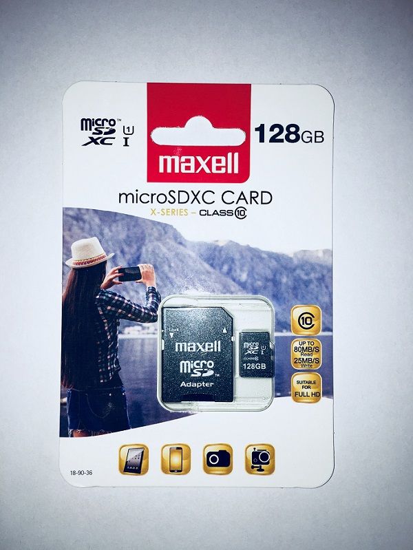 Maxell micro sdhc 128GB class 10 + adapter