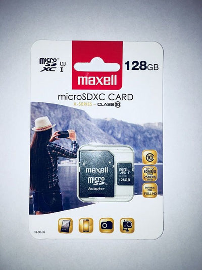 Maxell micro sdhc 128GB class 10 + adapter