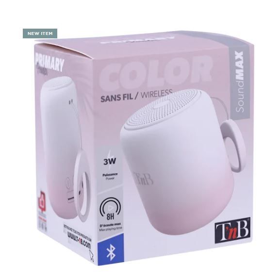 TNB HPCOLORPK BLUETOOTH Zvučnik 3W, VODOOTPORNI IPX4 Pink