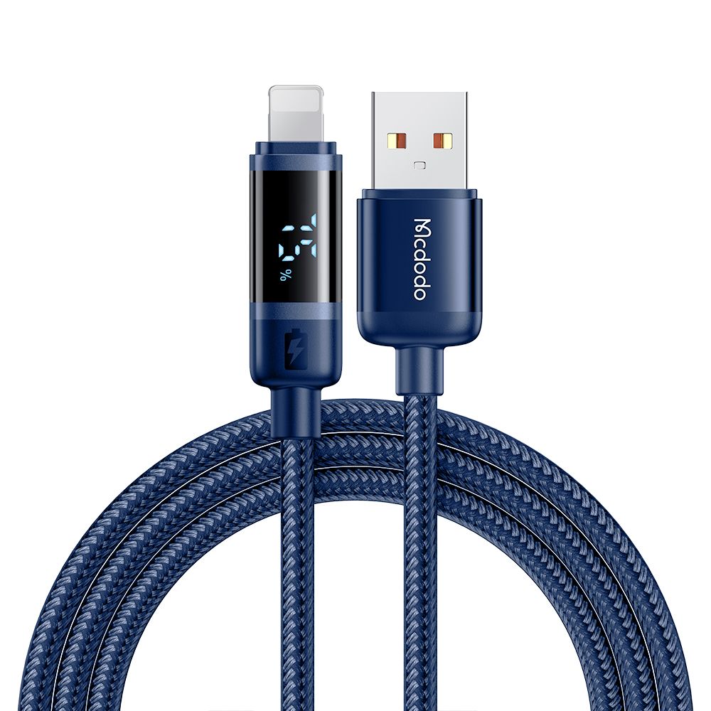 MCDODO CA-5001 KABL DIGITAL DISPLAY 12W, USB na Lightning, DUŽINA 1,2m, PLAVI
