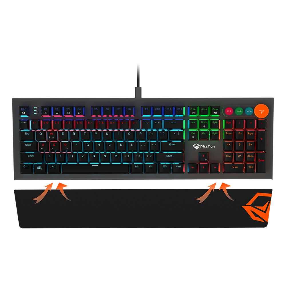 MEETION MK500 GEJMERSKA MEHANIČKA Tastatura USB-C BLUE SWITCH
