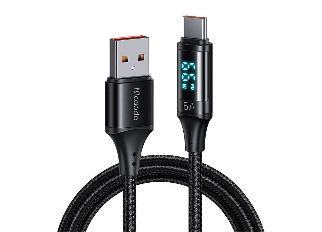 MCDODO CA-1080 Kabl 6A,DISPLEJ,USB-A na TIP-C,DUŽINA 1.2m