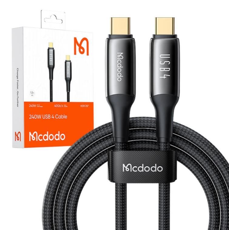 MCDODO CA-2990 KABL TIP-C na TIP-C, USB 4.0, 240W, DUŽINA 1.2m