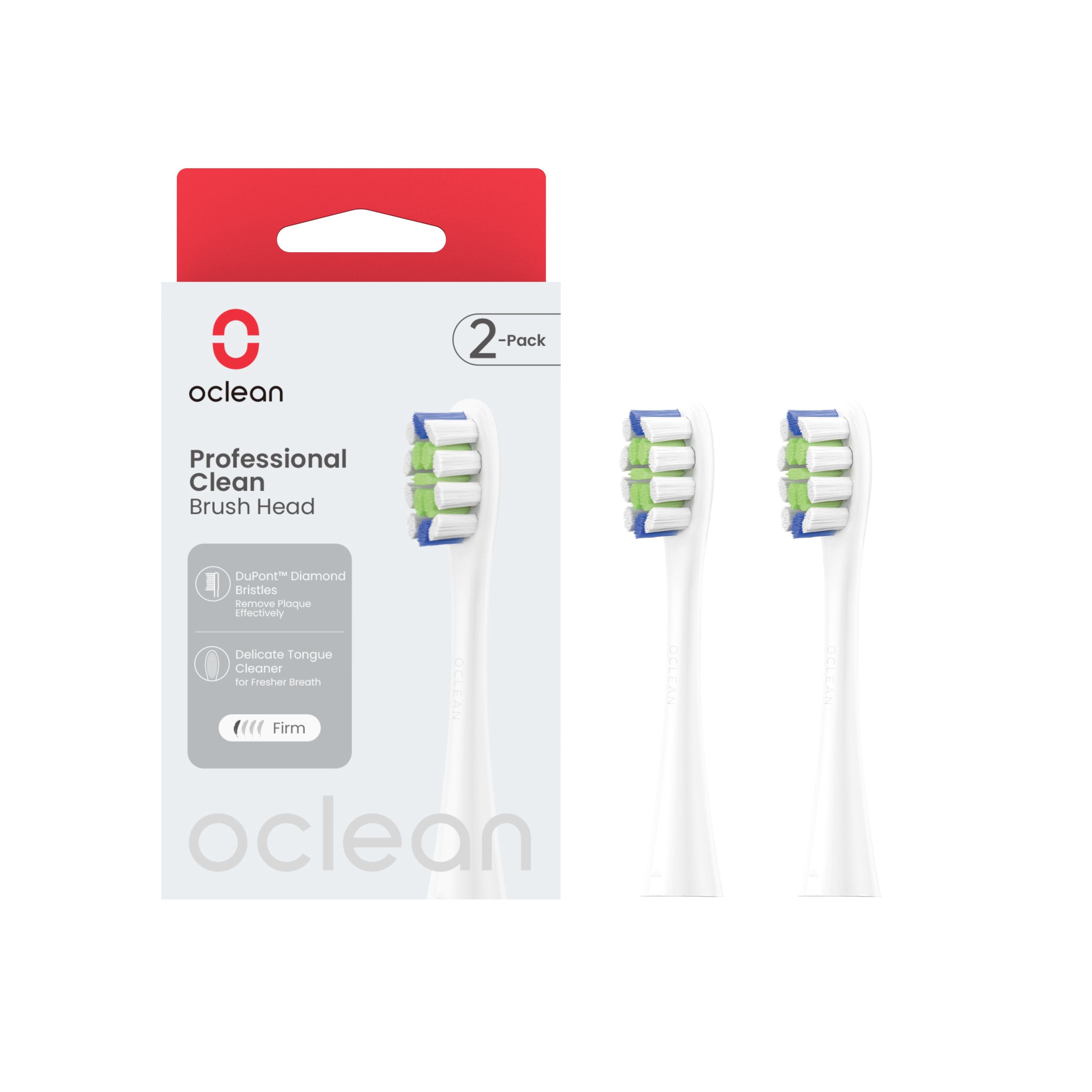OCLEAN 553765 P1C1 GLAVA ZA EL. ČETKICU ZA ZUBE 2 KOM Bela