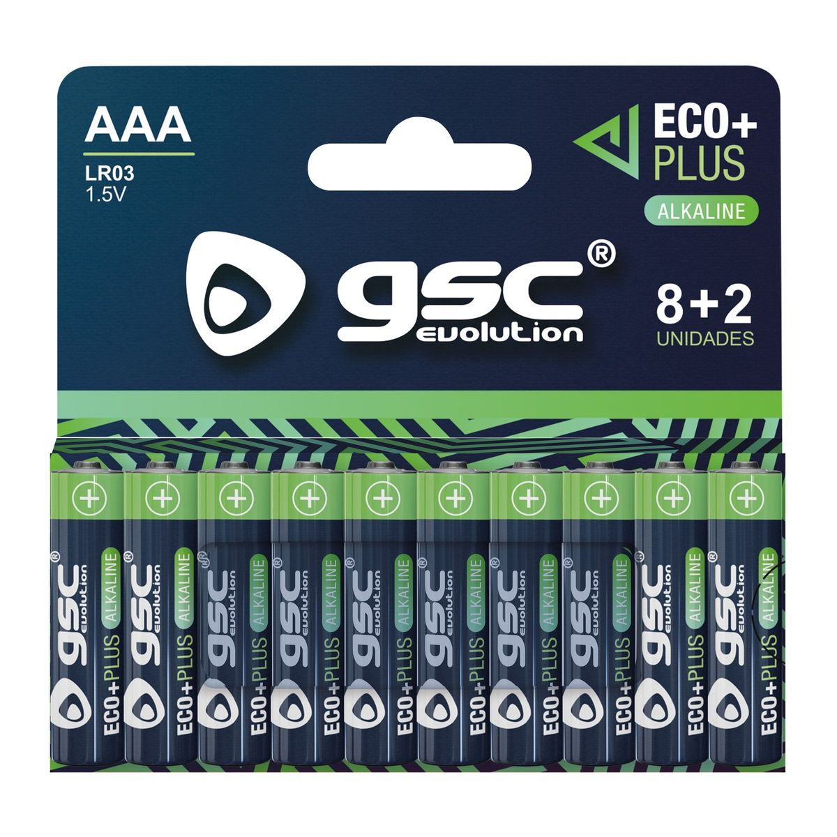 GSC ECOPLUS ALKALNA Baterija LR03 (AAA) 10 PAK