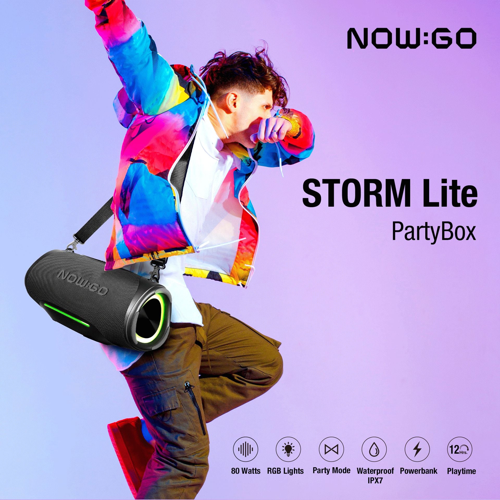 NOWGO STORM LITE CRNI Zvučnik