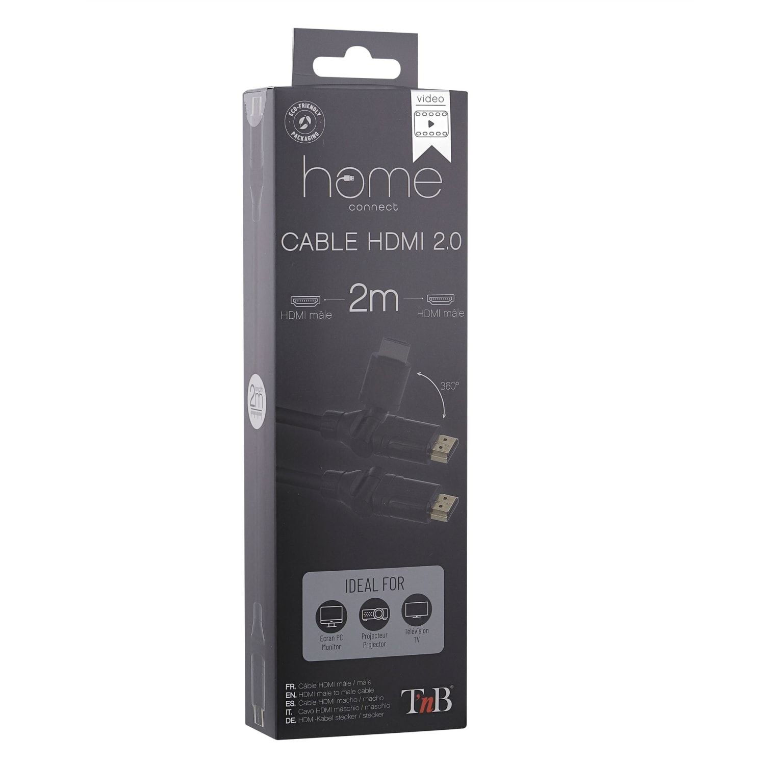 TNB HDMI3602 KABL MUŠKO/MUŠKI 2M 360'