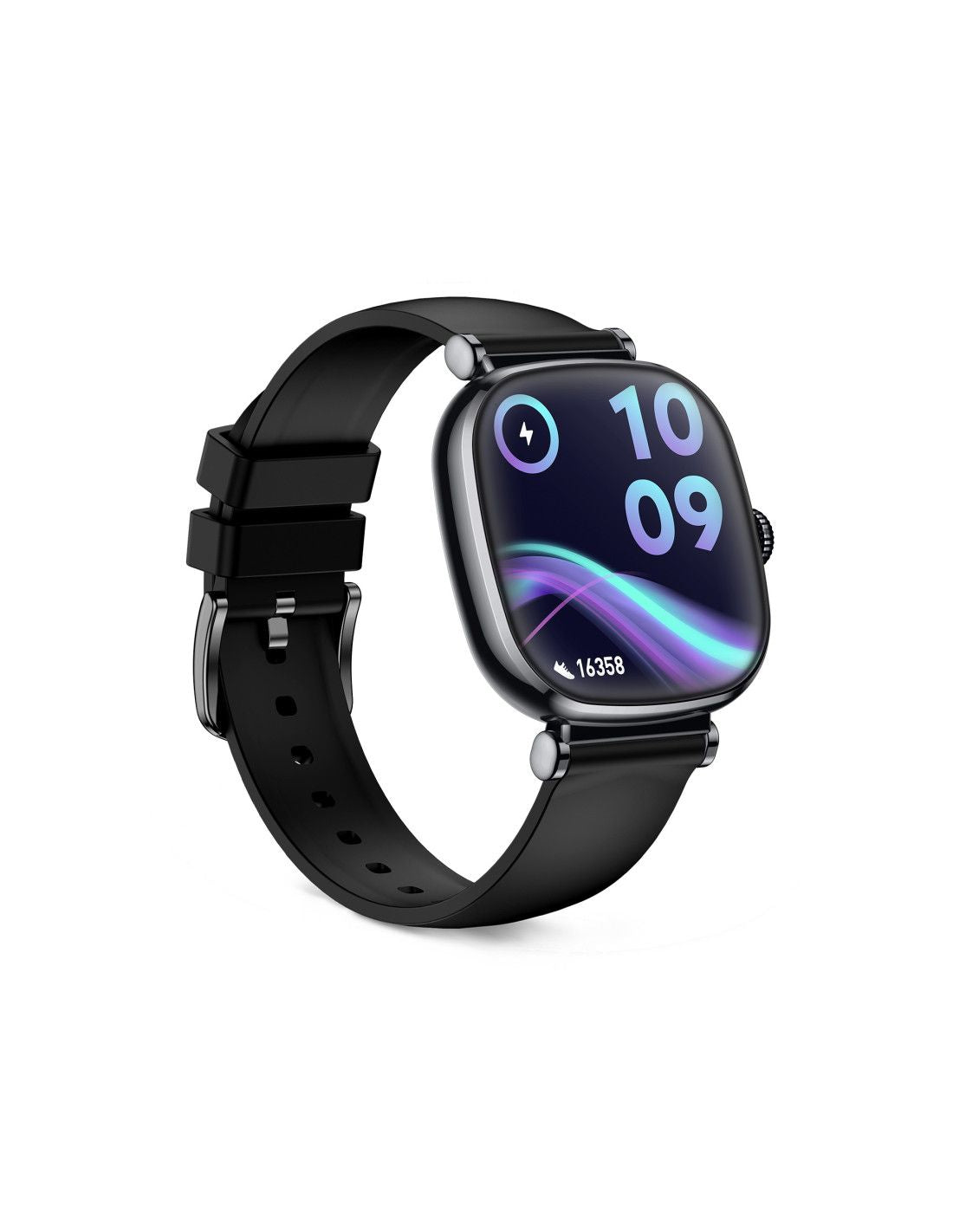 KSIX BXSW30N IRIA AMOLED 1.7" 4D PAMETNI SAT, METALNA +SIL.NARUKVICA, Crni