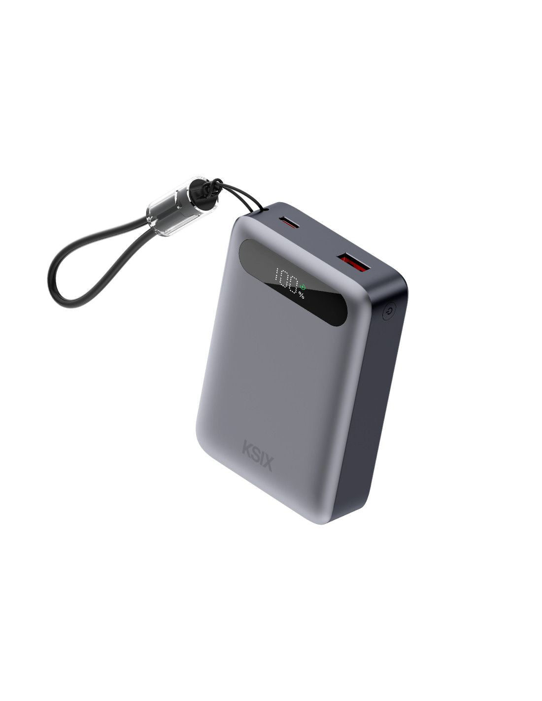KSIX BPB20PD22G 20000mAh MINI POWERBANK 22.5W, LED DISPLAY+KABL USB-C NA USB-C