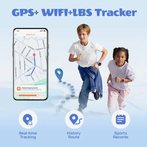 MIBRO P6 DEČIJI PAMETNI SAT, GPS,1.4" TFT, SIM, 128GB, Sivi