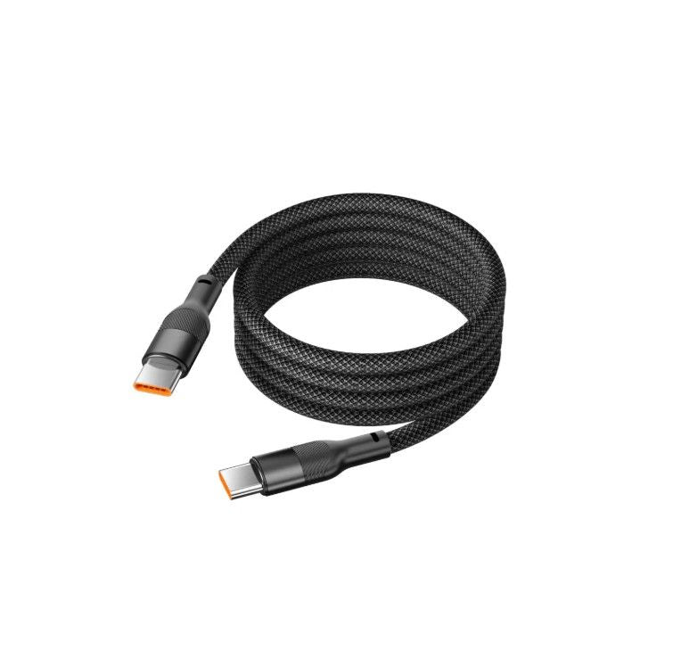 KSIX BCL060WAT02 KABL USB-C NA USB-C, 60W, MAGNETNI, Pleteni, 1M
