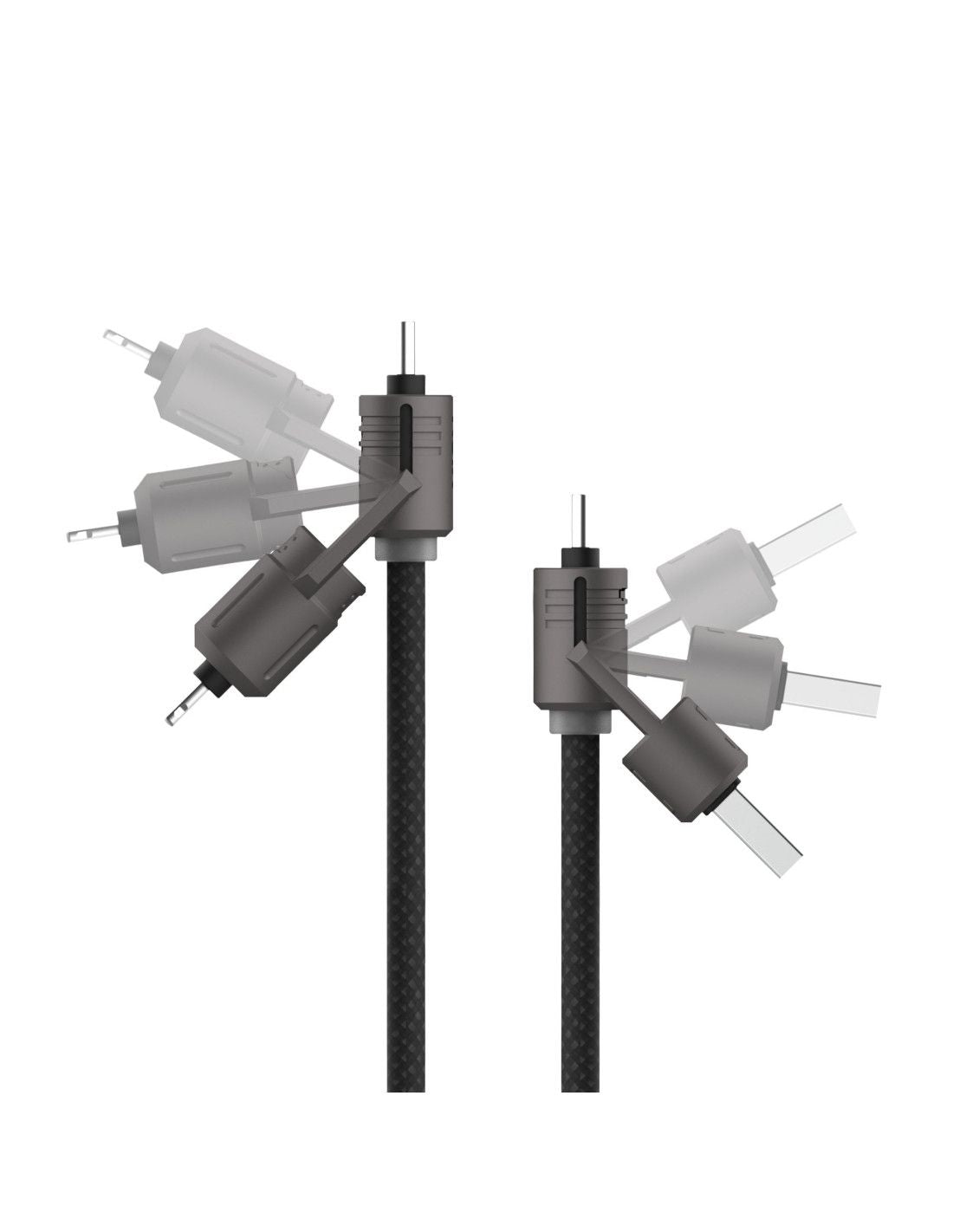 KSIX BCL240WAT01 KABL USB-A/C NA USB-C/LIGHT, 240W, ULTRA BRZI, Pleteni, 1M