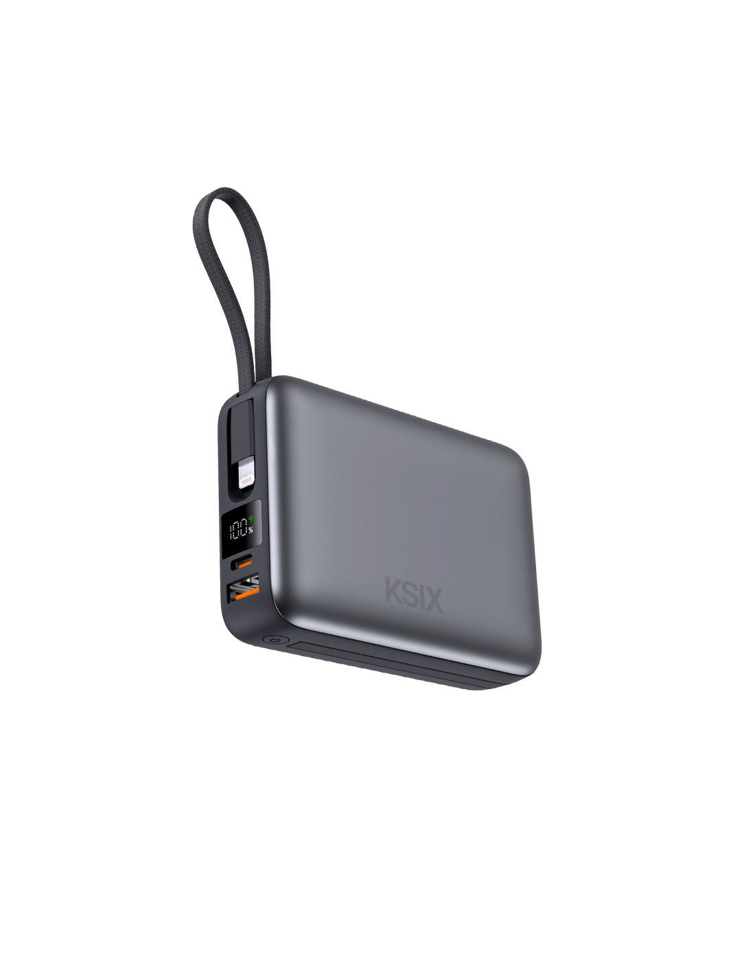 KSIX BPB20PD22INTG 20000mAh MINI POWERBANK 22.5W, LED DISPLAY+KABL USB-C I LIGHTNING