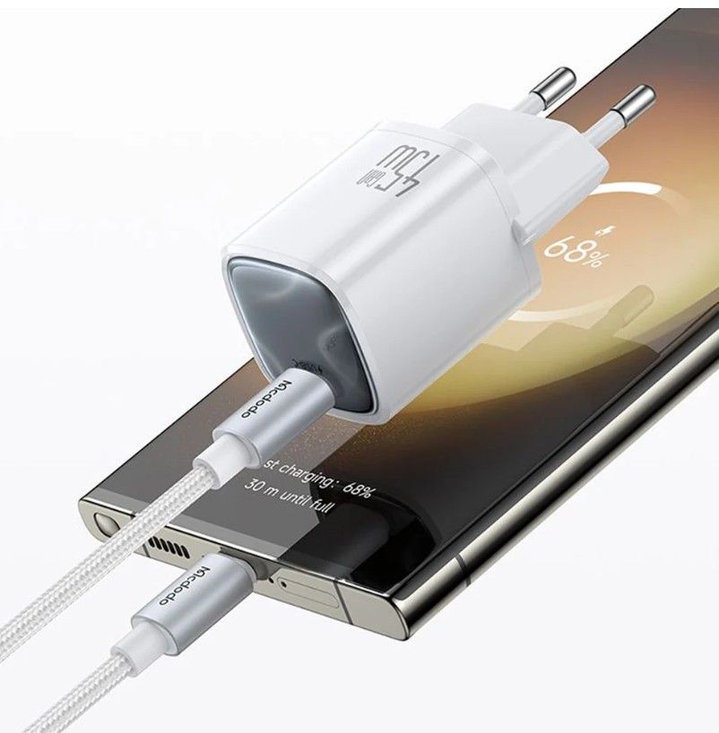MCDODO CH-4432 SET ZIDNI PUNJAČ USB-C + KABL TIP-C 45W 1,2m