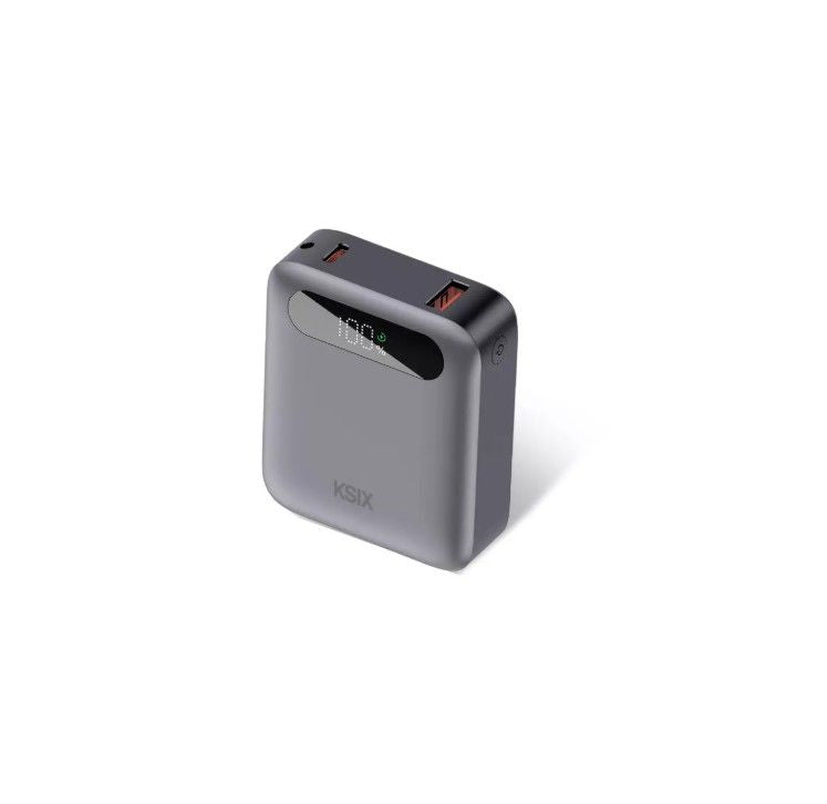 KSIX BPB10PD22G 10000mAh MINI POWERBANK 22.5W, LED DISPLAY+KABL USB-C NA USB-C