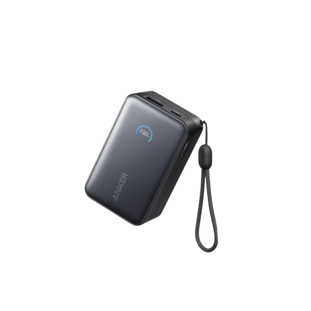 ANKER Nano 10000mAh, 45W, sa ugradjenim USB-C kablom na izvlacenje, Power Bank crni