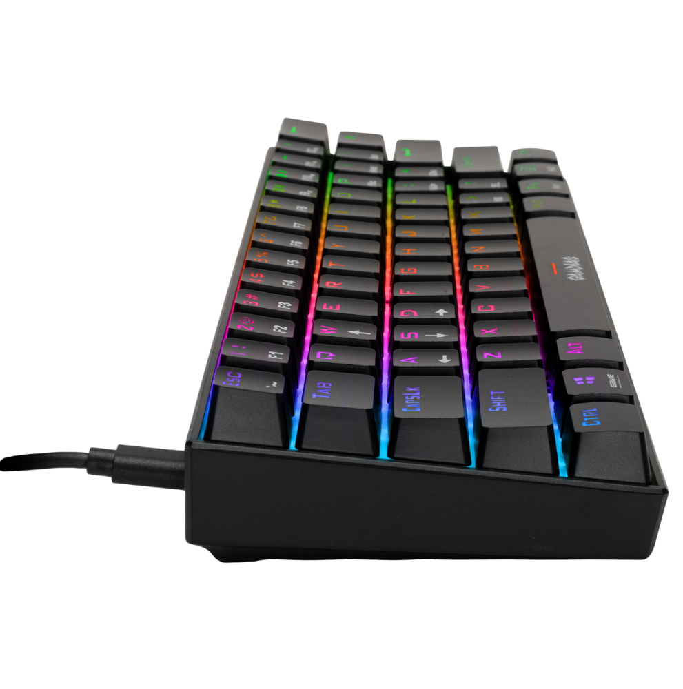 Gamdias Hermes E3 RGB mehanička, crna,blue switch