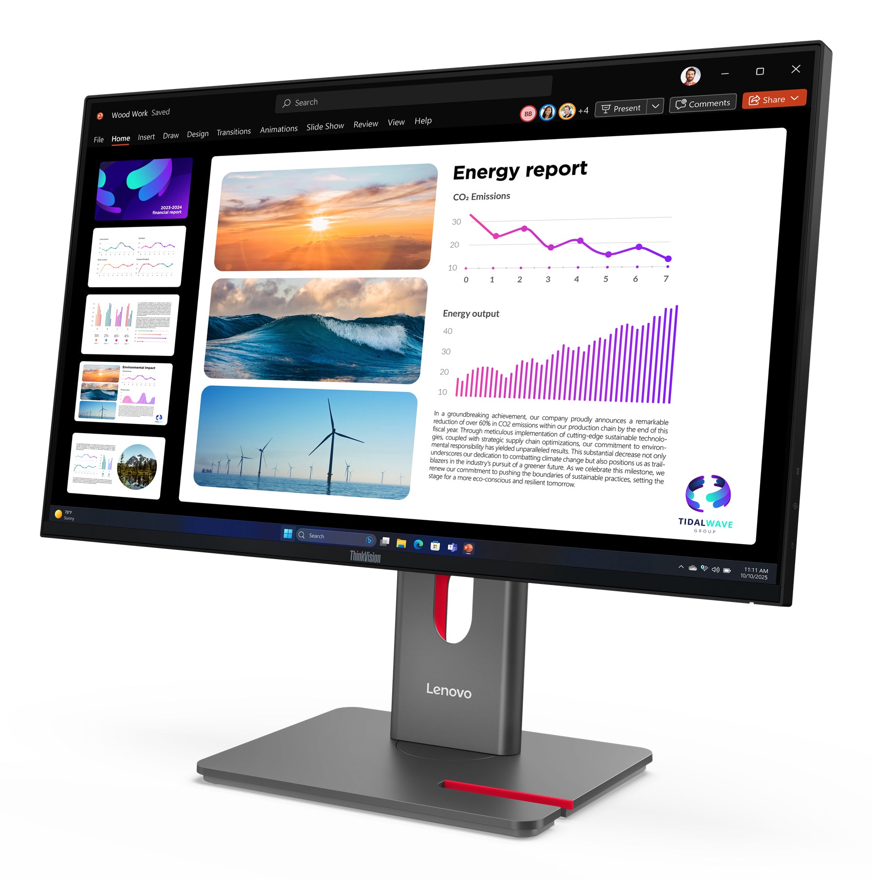 Lenovo ThinkVision P24Q-40 Monitor (64B2GAT1EU)