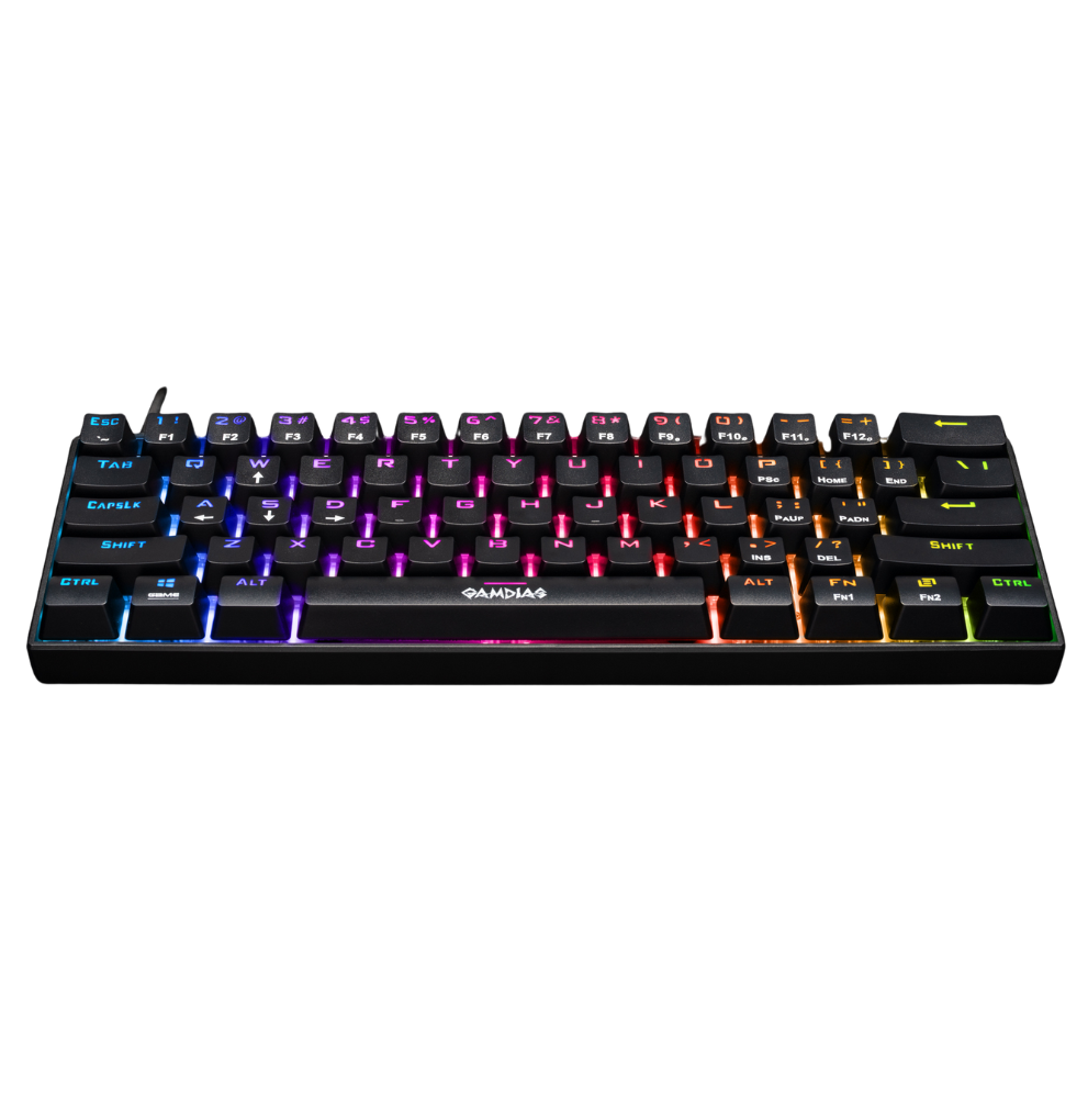 Gamdias Hermes E3 RGB mehanička, crna,blue switch