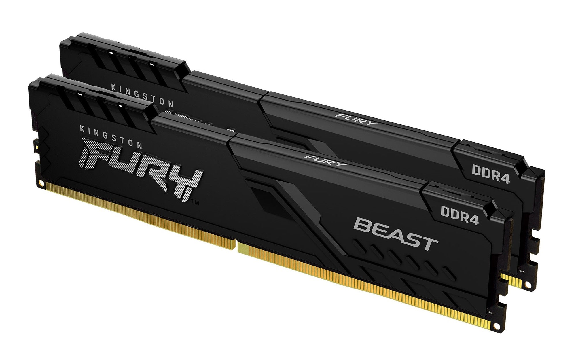 Kingston Technology FURY Beast 64GB 3600MT/s DDR4 CL18 DIMM (Kit of 2) Black (KF436C18BBK2/64)